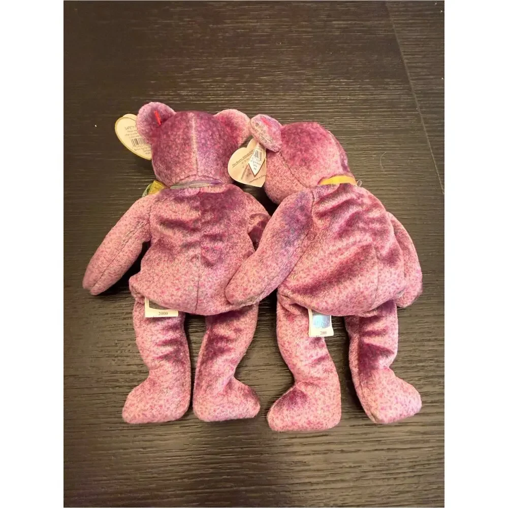 NWT Vintage Ty Beanie Babies Bundle of (2) 2000 Signature Bears Stuffed Animals